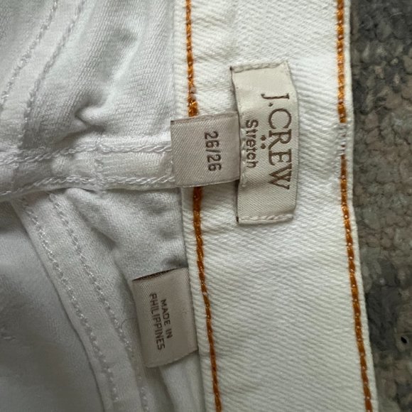 J. Crew Mercantile White Cropped Skinny Jeans - Picture 2 of 2